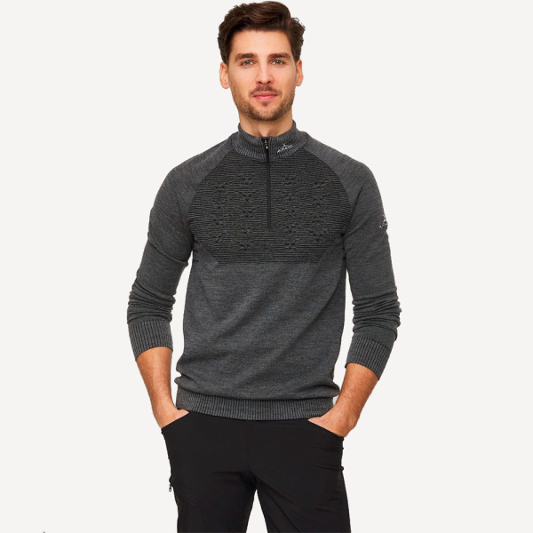 Джемпер APANI 4.0 TRANSMISSION LAYER ZIP UP MEN (L; grey)